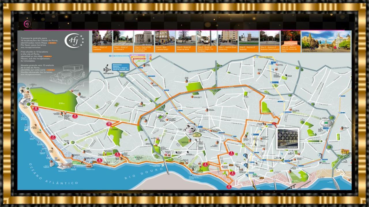 Hotel Jaguar Oporto - Airport To Hotel And City Center And Vice-Versa Is A Free And Continuous Shuttle Service From 7Am To 8Pm Porto Exterior foto